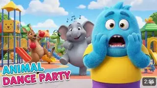 Jump, Stomp & Wiggle! 🐘🦘 The Funny Animal Moves Song | Action Dance for Kids
