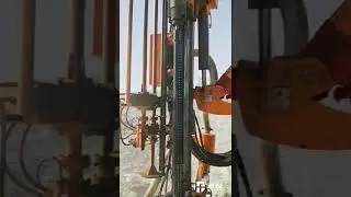 HFGA-63-5 top hammer dth drilling rig at construction site
