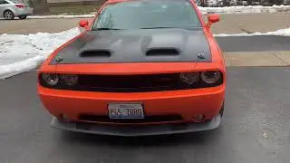 Hellcat redeye hood swap RT challenger