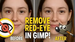 How To Remove Red Eye From Photos in Gimp