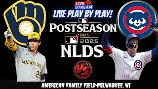 Chicago Cubs vs Milwaukee Brewers ⚾🔥 Live NLDS Playoffs GAME 4 Play-by-play Watch!