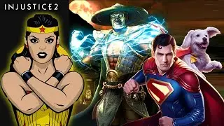 INSANE DCU Superman Gear Upgrade + Raiden & Classic Wonder Woman Star Promotions! Injustice 2 Mobile