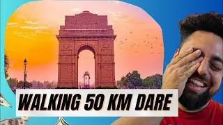 DARE ! WALKING LAST 10 KMS/50 KMS TILL INDIA GATE BECAUSE MAN UNITED DEFEAT ARSENAL