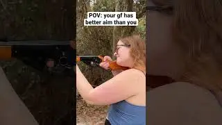 she has better aim #shorts
