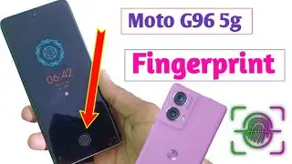 Moto g96 5g display fingerprint lock | how to in display fingerprint sensor in moto g96 5g 