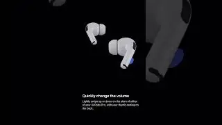 How to control AirPods Volume #airpodspro