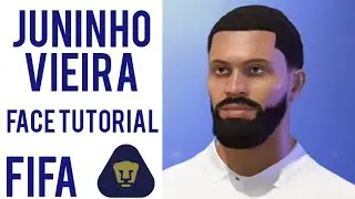Juninho Vieira (Pumas) - Face tutorial FIFA 
