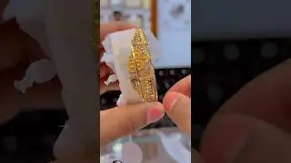 Latest gold bangles set design #bangles #gold #wedding #bridal #newdesign #tanishq #arabicgold #2024