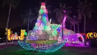Dubai Garden Glow .Красивый Тематический Парк в Дубае.