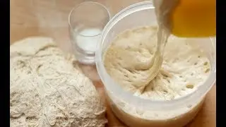 Опара для хлеба на виноградной закваске