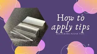 How to apply a nail tip | INK London