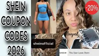 SHEIN COUPON CODES 2026 | 20 % OFF DISCOUNT CODES MID AUGUST YOUR NOT GONNA WANT TO MISS THESE ‼️