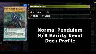 Normal Pendulum Master Duel N/R Event Deck Profile