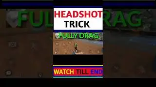 Secret Headshot Trick & Setting Only 1 % Player Know || Free Fire#shots #shorts