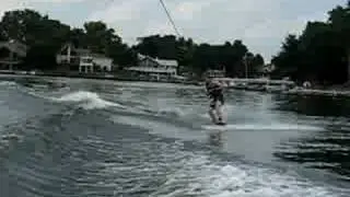face first fall on wakeboarding