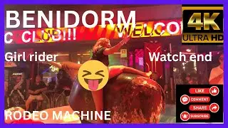 😝how to ride a mechanical Bull without falling off 😝🥳rodeo Bull riding machine 🐂