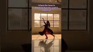 When the beat is modern, but the soul is classical#kuchipudi #western #dancer #chiranjeevi #dance