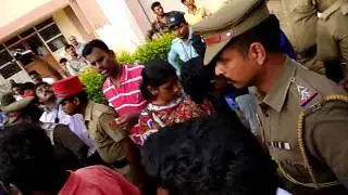 Massive Protest Against Tarun Vijay by AISF, SFI and ASA | Brutal Police Action on Students - 2
