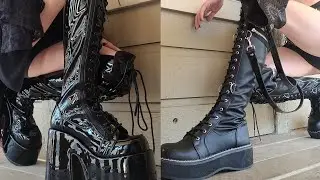 Demonia Shoes Review! Emily 377 and Camel 300 ♡