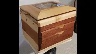 Jewelry Box with 3 Hidden Compartments (truly one of a kind) a piece of me is in this box forever
