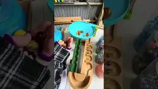 Marble Run Race ☆ Light Blue Kroon &times; HABA Wooden Course②