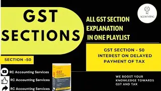 GST Section 50  | Interest on delayed payment of tax |