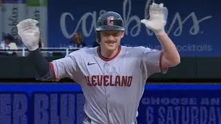 Kyle Manzardo Comes Up Single Shy of Cycle on Opening Day!