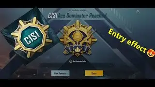 C1S1 Ace Dominator entry effect😍😈🥵