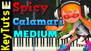 Spicy Calamari Inkantation [Splatoon] - Medium Mode [Piano Tutorial] (Synthesia)