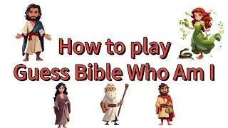 Garybank Guess Who Bible Version Game, for Kids, Teens, and Adults Have Fun & Learning Bible