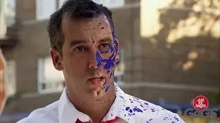 Throwing PAINT to the FACE Prank