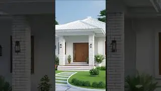 one-storey white house #shorts #home