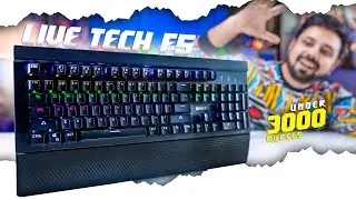 LIVE TECH F5 | Best Mechanical Gaming Keyboard under 3000 in 2023 Unboxing & Review @techboxhindi