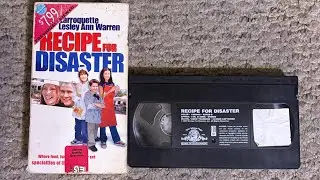 Opening To Recipe For Disaster 2004 Vhs (Damaged Tape)