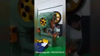 Automatic Wire Ellipse Buckle Making Machine + 63T Hydraulic Press Machine for Concentric Fan Guard