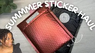 SUNKISSED COLLAB HAUL + PLAN WITH ME | MARTINEZ STICKER CO. X KIRA SILAS & CO. X STICK WITH CATIE