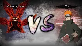 Naruto (Four-Tails Form) vs Pain | Naruto Ninja Ultimate Mugen Gameplay