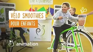 V&eacute;lo &agrave; smoothies pour les enfants | Animation Permajuice
