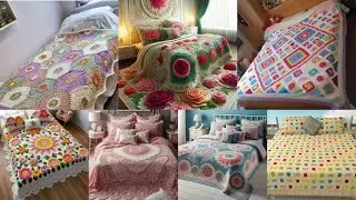 Most Stylish Crochet Bedsheet Design Ideas | Beautiful Designs for Your Bedroom 🛏️