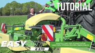 Die Butterflykombination im Feld richtig einstellen / Tutorial / KRONE EasyCut B 870