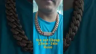 Rose Gold Miami Cuban Link Chain | 22MM I 24IN Rose #jewelry #chainlink #gold #chain