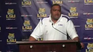 Les Miles Introduces Brick Haley