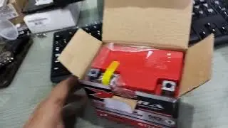 unboxing xtra battery, aki motor, aki kering, maintenance free