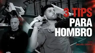 3 TRUCOS para conseguir unos HOMBROS GRANDES, REDONDOS Y MUSCULADOS