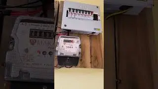 new building me bhut Sara metre hai dekhe #meter #wire #light #bill #paisa #fan