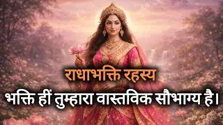 राधारानी का दिव्य संदेश | भक्ति ही तुम्हारा वास्तविक सौभाग्य है | Radha Rani Divine Message