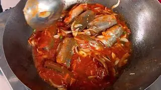 Cara masak ikan sardin supaya lagi sedap.