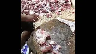 Amazing Goat Fresh Mutton Fastest Smooth Cutting Technique By Expert Butcher | Best Cutting Skill |