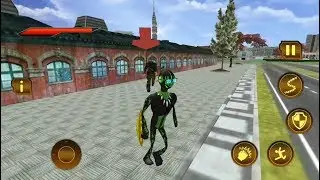 Panther Stickman Rope Hero City Crime Survival | Panther Stickman Vs Super Villains - GamePlay