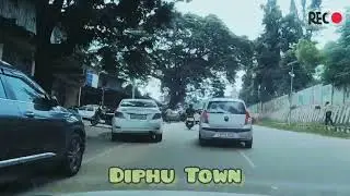 Road connectivity before the Construction of Flyover Diphu Town.